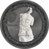 Palau 2017 10$ VENUS DE MILO Eternal Sculptures Aphrodite 2 Oz