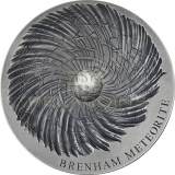Chad 2016 5000 Francs Brenham Meteorite - Meteorite Art 5oz