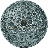 Burkina Faso 2016 1000 Francs Lunar Meteorite - Moon NANO Chip 1oz