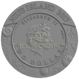 Niue Island 2017 2$ Evolution of Earth - Nummulites 2oz