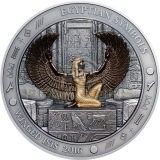 Palau 2016 20$ Winged ISIS -  Egyptian Symbols 3oz