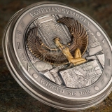 Palau 2016 20$ Winged ISIS -  Egyptian Symbols 3oz