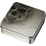 Palau 2017 5$ Pirate Skull 1oz Silver Coin