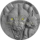 Niue Island 2017 1$ Wildlife Family V - Wolf 1oz