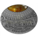 Niue Island 2017 5$ Amber Art II - Renaissance 2oz