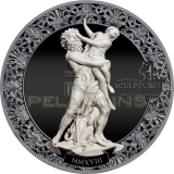 Palau 2018 10$ Rape of Proserpina - Eternal Sculptures 2oz