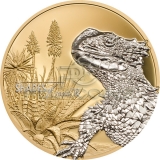 Cook Islands 2018 5$ Shades of Nature - Lizard 1oz