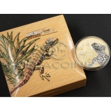 Cook Islands 2018 5$ Shades of Nature - Lizard 1oz