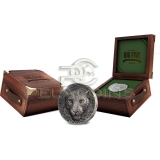 Ivory Coast 2018 5000 Francs Big Five LEOPARD Mauquoy 5oz