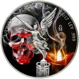 Mexico 2017 Libertad Onza Skull Candle 1oz