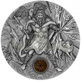 Niue Island 2018 2$ Slavic Gods - Perun 2oz