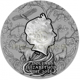 Niue Island 2018 2$ Slavic Gods - Perun 2oz