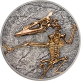 Mongolia 2018 500 Togrog Evolution of Life - Pterosaur 1oz