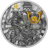 Niue Island 2019 5$ Warriors Samurai 2oz