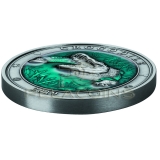 Barbados 2019 5$ Underwater World - Crocodile 3oz