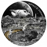 Niue Island 2019 1$ Space Mining II - Dar El Kahal Meteorite 1oz