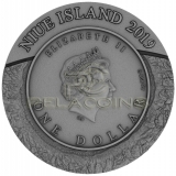 Niue Island 2019 1$ Space Mining II - Dar El Kahal Meteorite 1oz