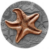 Niue Island 2019 2$ World of Fossils - Starfish 2oz 