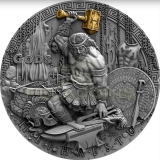 Niue Island 2019 2$ Gods Series - Hephaestus 2oz