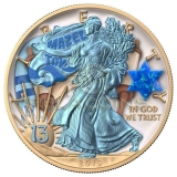 USA 2019 $1 Silver Eagle Jewish Holidays BAR MITZVAH 1 Oz Silver Coin