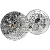 Cameroon 2019 1000 Francs Honey Bee - Benefit of Nature 1oz