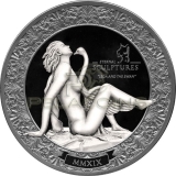 Palau 2019 10$ Leda and Swan 2oz