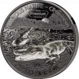 Benin 2018 5000 Francs Precious Nature Crocodile Black Premium Collection 5oz