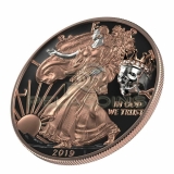 USA 2019 1$ American Eagle King´s Skull 1oz