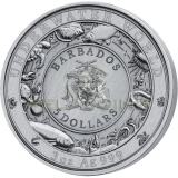 Barbados 2020 5$ Underwater World - Spotted Seal 3oz