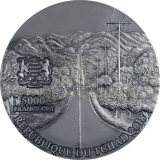 Chad 2018 3000 Francs Campo del Cielo - Meteorite Art 5oz