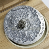 Chad 2018 3000 Francs Campo del Cielo - Meteorite Art 5oz