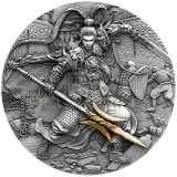 Niue Island 2020 5$ Ancient Chinese Warrior - LYU BU 2oz