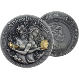 Niue 2020 5$ Aphrodite and Venus Goddesses 2oz