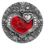 Niue Island 2020 2$ I LOVE YOU Heart 2oz