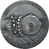 Cameroon 2021 3000 Francs YURI GAGARIN VOSTOK-1 60th Anniversary 3oz