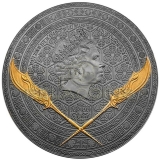 Niue 2020 5$ GUAN YU Five Tiger Generals 3oz Black Proof silver coin