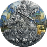 Niue 2020 5$ Zhang Fei Warriors of Ancient China 3oz