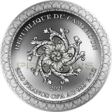 Cameroon 2021 2000 Francs FORTUNA Celestial Beauty 2oz