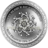 Cameroon 2021 2000 Francs FORTUNA Celestial Beauty 2oz