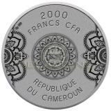 Cameroon 2019 2000 Francs MANDALA Wheel of Life 2oz