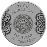 Cameroon 2019 2000 Francs MANDALA Wheel of Life 2oz