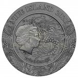 Niue Island 2021 5$ Ancient Chinese Warrior - Beauties Qiao 2oz