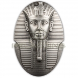 Djibouti 2022 - 200 Francs Mask of Tutankhamun 3D Shaped 3oz Silver Coin