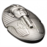 Djibouti 2022 - 200 Francs Mask of Tutankhamun 3D Shaped 3oz Silver Coin