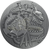 Niue 2021 5$ Dian Wei Warriors of Ancient China 3oz