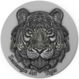 Niue Island 2021 5$ TIGER Zentangle Art 2oz