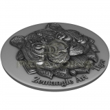 Niue Island 2021 5$ TIGER Zentangle Art 2oz