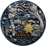 Cameroon 2021 2000 FRANCS RUSALKA - SLOVIAN BEASTS 3oz