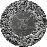 Cameroon 2021 2000 FRANCS RUSALKA - SLOVIAN BEASTS 3oz