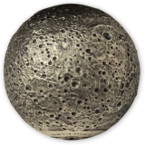 Barbados 2022 5$ SPHERICAL MAERCURY 3D Planet 1oz